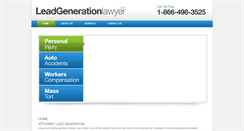 Desktop Screenshot of leadgenerationlawyer.com